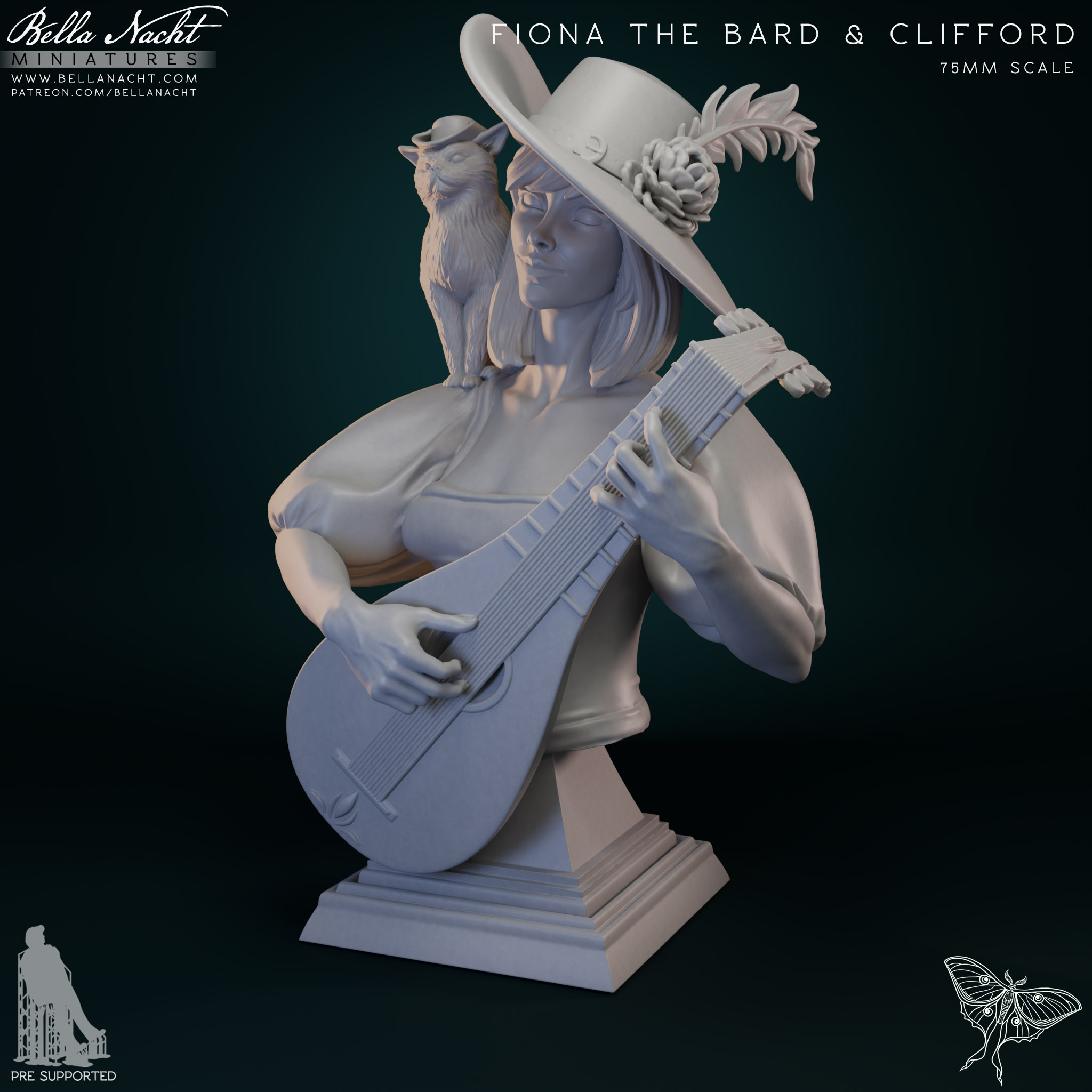 Fiona the Bard | Bust